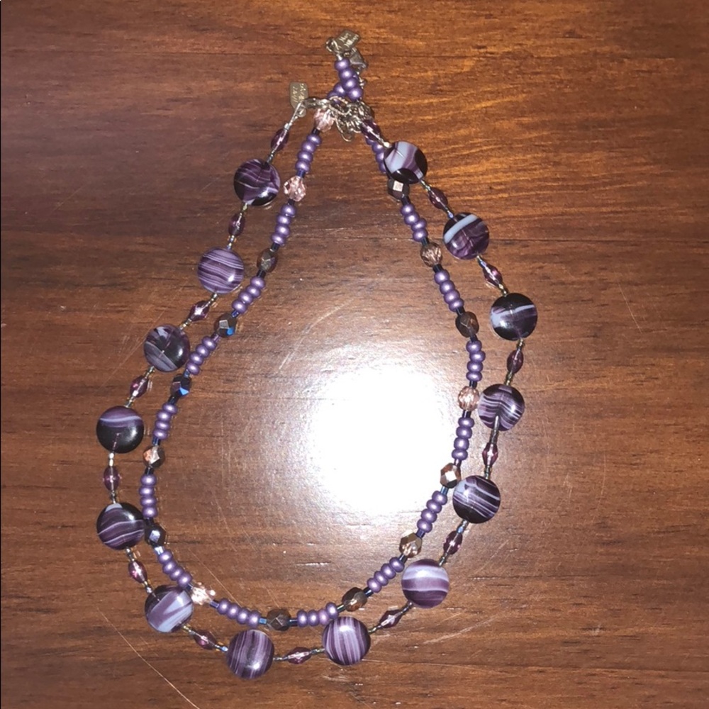 Purple Beaded Necklaces!